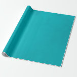 Turquoise Watercolor Wrapping Paper<br><div class="desc">Turquoise - teal watercolor wash wrapping paper.</div>
