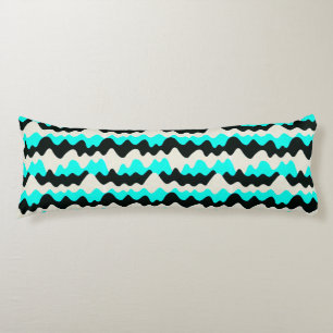 Turquoise Waves Body Cushion
