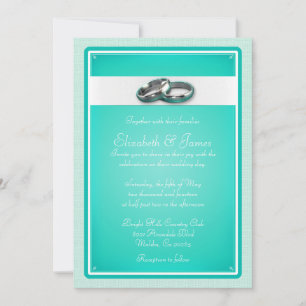 Turquoise Wedding Invitations