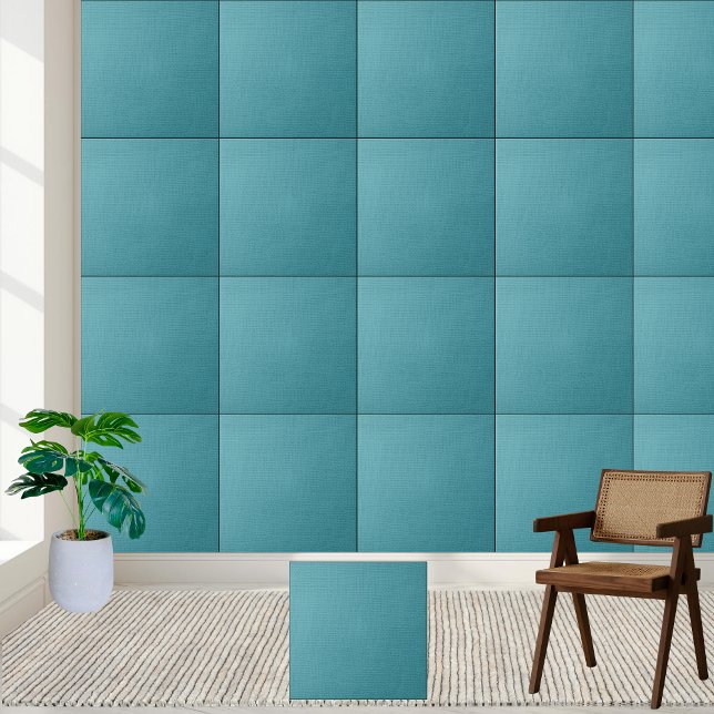 Turquoise Woven Texture -  Modern & Stylish Ceramic Tile (Turquoise Woven Texture - Modern & Stylish Ceramic Tile)