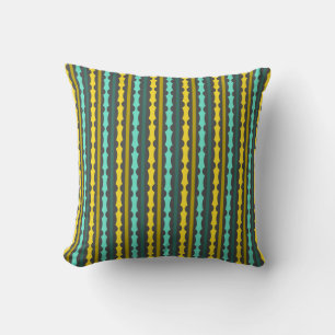 Turquoise Yellow 2 Cushion