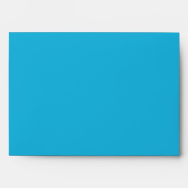 Turquoise Yellow Colour Block Bat Mitzvah Envelopes (Front)