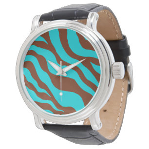 Turquoise Zebra Watch
