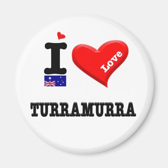 TURRAMURRA - I Love Magnet (Front)