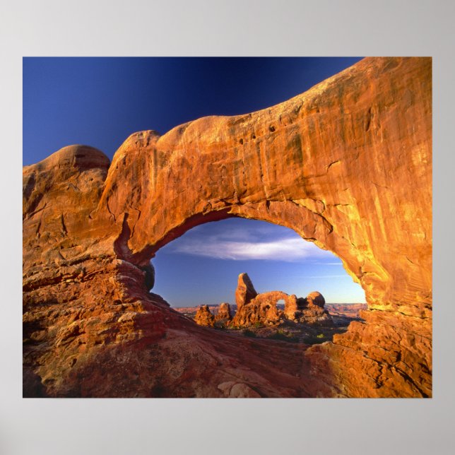 Turret Arch, Arches National Park, Utah, USA Poster (Front)