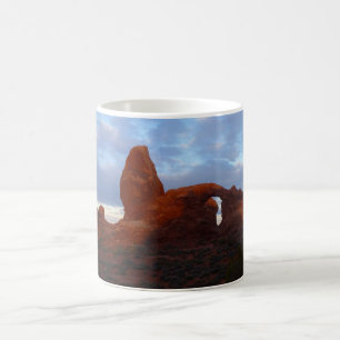 Turret Arch at Sunrise I Arches National Park Coffee Mug
