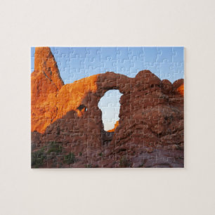 Turret Arch at Sunrise II in Arches National Park Jigsaw Puzzle