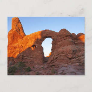 Turret Arch at Sunrise II in Arches National Park Postcard
