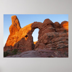 Turret Arch at Sunrise II in Arches National Park Poster