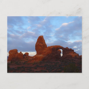 Turret Arch at Sunrise in Arches National Park Postcard