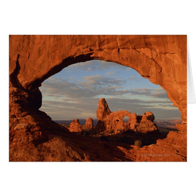 Turret Arch seen through North Window , Arches (Front Horizontal)