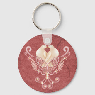 Turteltauben - Love Doves Key Ring