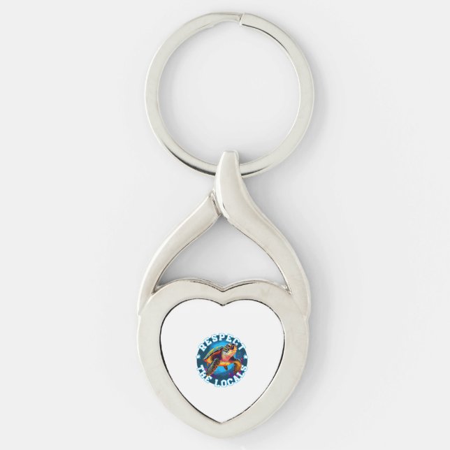Turtle 001 Shell Yeah! Key Ring (Front)