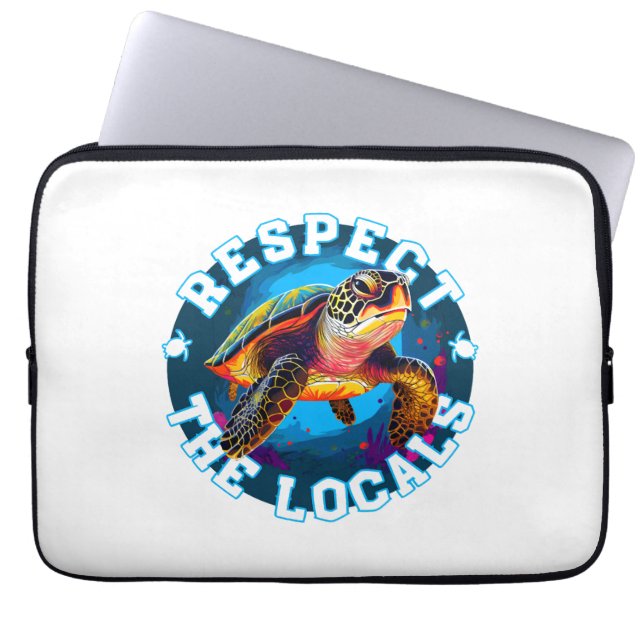 Turtle 001 Shell Yeah! Laptop Sleeve (Front)