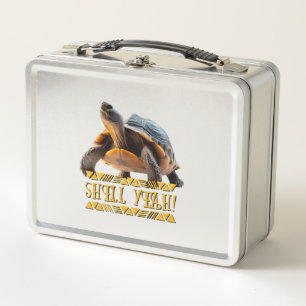 Turtle 001 Shell Yeah! Metal Lunch Box