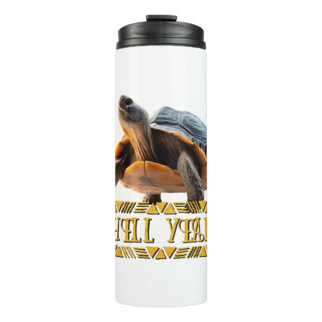 Turtle 001 Shell Yeah! Thermal Tumbler (Front)