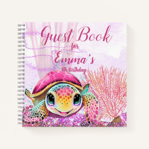 Turtle 4th Birthday, Under the Sea Notebook