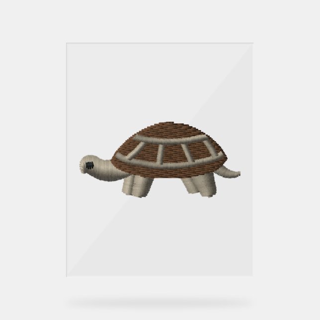 Turtle                      acrylic sign (Front)