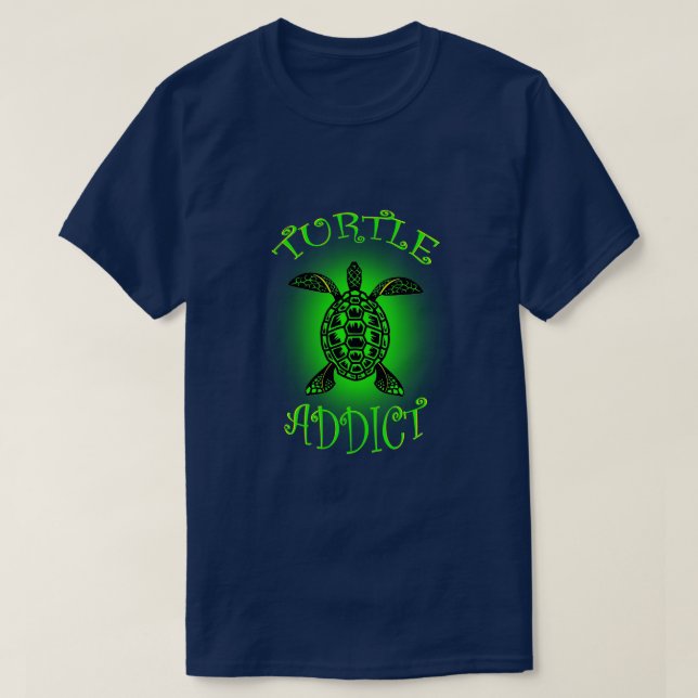 Turtle Addict T-Shirt (Design Front)