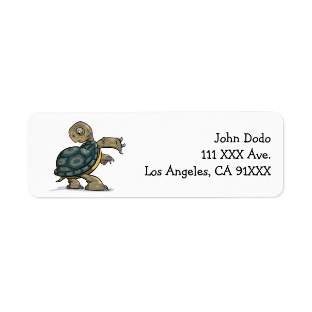 Turtle Address Labels (Front)