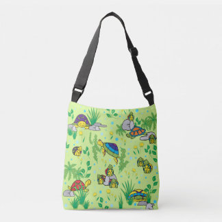 Turtle All Over Print Tote