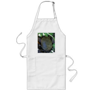 Turtle Among Greenery Long Apron