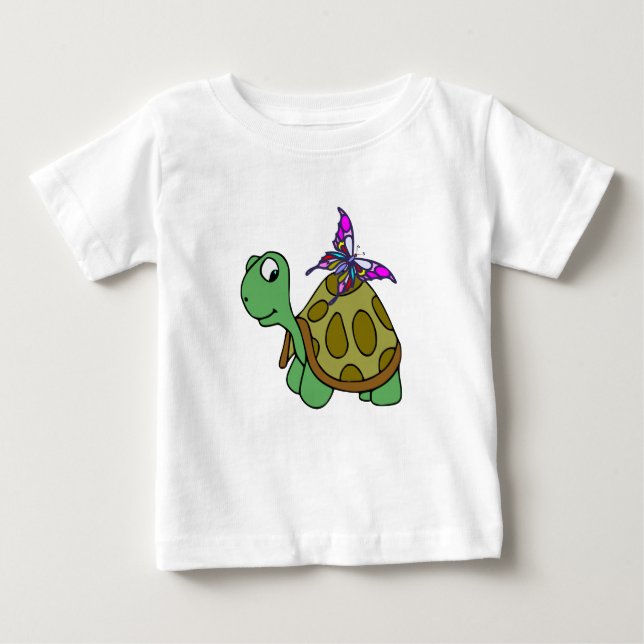 turtle and butterfly baby T-Shirt (Front)