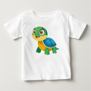 Turtle and shell pictures baby T-Shirt