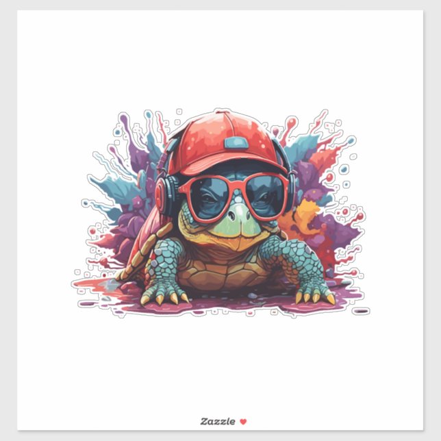 turtle animal art I cool cute turtle (Sheet)