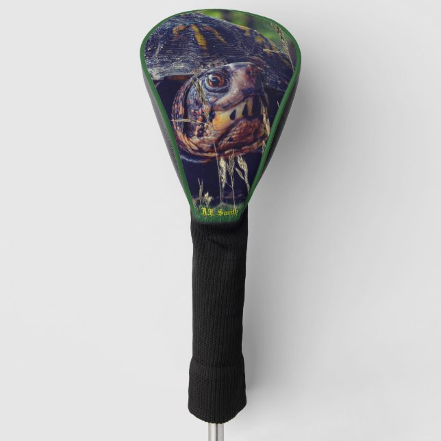 Turtle Animal Trendy Driver Golf Head Cover (Front)