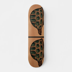 Turtle - Antiquarian, Colourful Book Illustration Skateboard