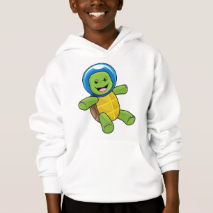 Turtle as Astronaut with Glass ball
