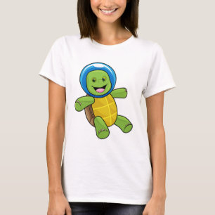 Turtle as Astronaut with Glass ball T-Shirt