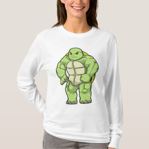 Turtle as Bodybuilder with Six pack T-Shirt