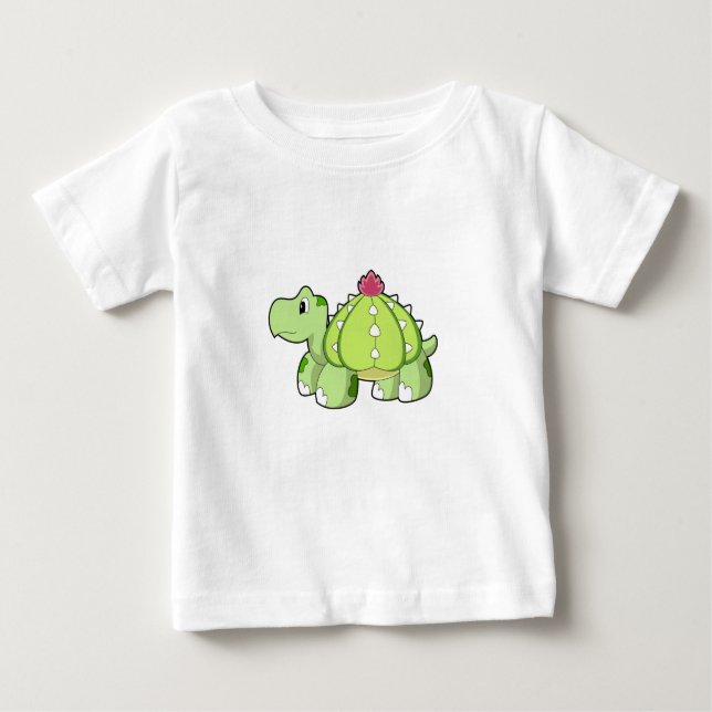 Turtle as Cactus Baby T-Shirt (Front)