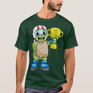 Turtle as Champion with Trophy T-Shirt