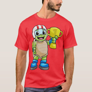 Turtle as Champion with Trophy T-Shirt