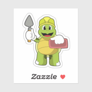 Turtle as Mason with Stone