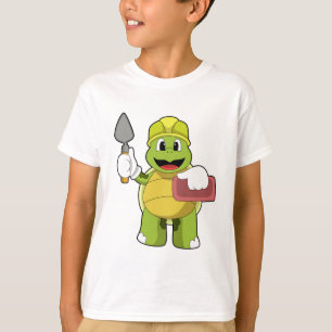 Turtle as Mason with Stone T-Shirt
