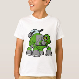 Turtle as Robot with Cannons T-Shirt