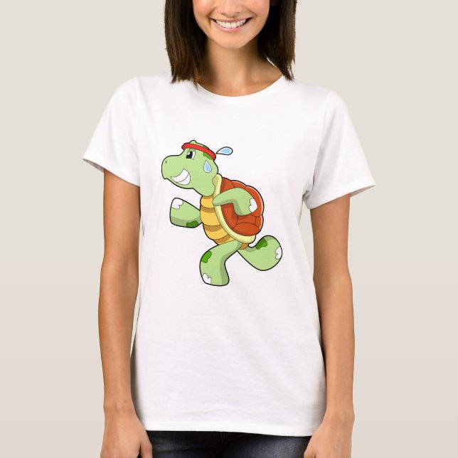 Turtle as Runner T-Shirt (Front)
