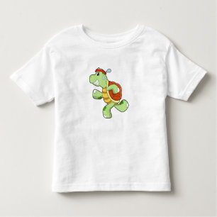 Turtle as Runner Toddler T-Shirt