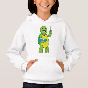 Turtle as Teacher with Book & Pointer