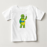Turtle as Teacher with Book & Pointer