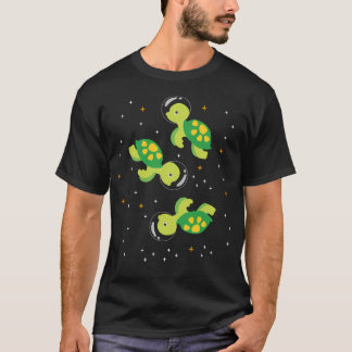Turtle Astronaut Outer Space T-Shirt