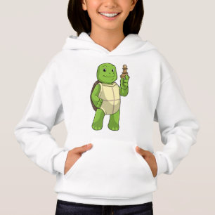 Turtle at Chess with Chess piece Pawn