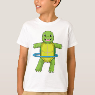 Turtle at Fitness with Fitness tires T-Shirt