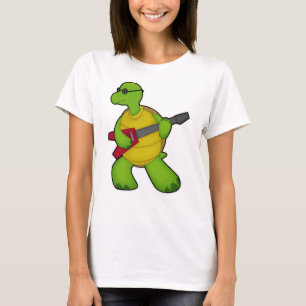 Turtle at Music with Guitar & Sunglasses T-Shirt