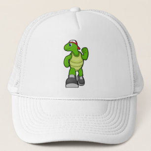 Turtle at Running with Cap