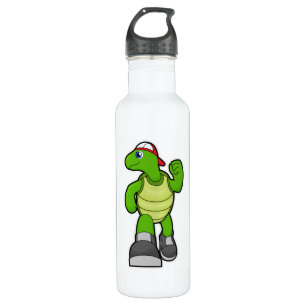 Turtle at Running with Cap 710 Ml Water Bottle
